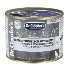 Dr.Clauder's (Клаудер) Best Selection №5 Chicken & Tuna - Вологий корм для котів з куркою та тунцем 200 г