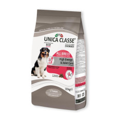 Unica Classe (Уніка Классе) Special Care Adult All Breeds High Energy Beef - Сухий корм для дорослих активних собак усіх порід яловичина 10 кг