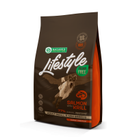 Nature\'s Protection (Нэйчер Протекшн) Lifestyle Grain Free Salmon with Krilll Adult Small & Mini Breeds - Сухой беззерновой корм для взрослых собак маленьких пород с лососем 1.5 кг