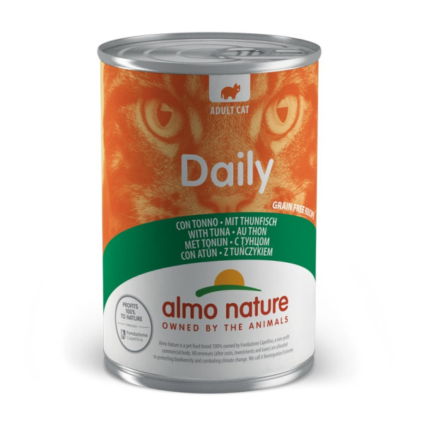 Almo Nature (Альмо Натюр) Daily Cat Tuna - Влажный корм для кошек с тунцем 400 г