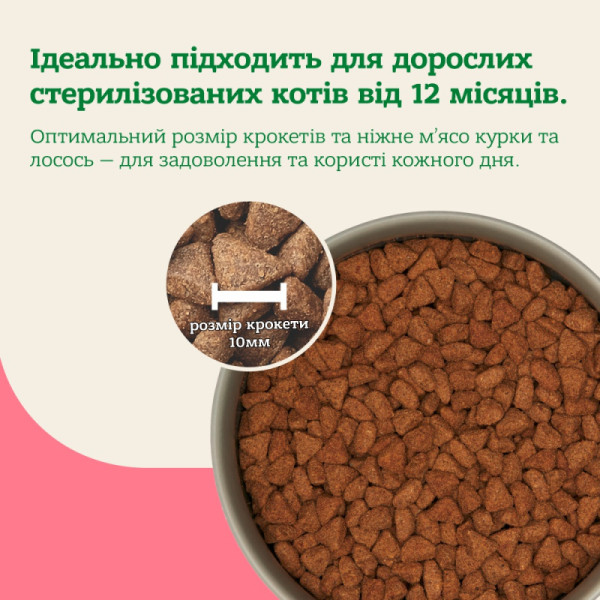 Mera (Мера) Cats Nature Grain Free Salmon Sterilised & Light Adult - Сухой беззерновой корм для взрослых стерилизованных котов для контроля веса с мясом лосося 2 кг Mera (Мера) Cats Nature Grain Free Salmon Sterilised & Light Adult - Сухой беззерновой корм для взрослых стерилизованных котов для контроля веса с мясом лосося 2 кг