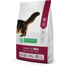 Nature’s Protection (Натур Протекшн) Large Cat - Сухой корм для взрослых котов крупных пород с мясом птицы 2 кг
