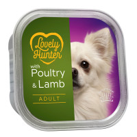 Lovely Hunter (Лавли Хантер) Dog Adult With Poultry and Lamb - Влажный корм для взрослых собак с мясом птицы и ягнятиной 150 г