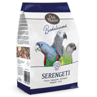 Deli Nature (Дели Натур) Birdelicious Parrots Serengeti - Полнорационный корм для всех видов крупных и средних попугаев с экструдированными витаминизированными гранулами 2 кг