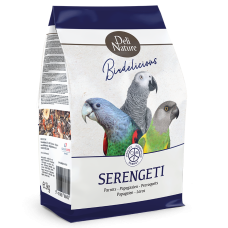 Deli Nature (Делі Натур) Birdelicious Parrots Serengeti - Повнораціонний корм для всіх видів великих та середніх папуг з екструдованими вітамінізованими гранулами 2кг