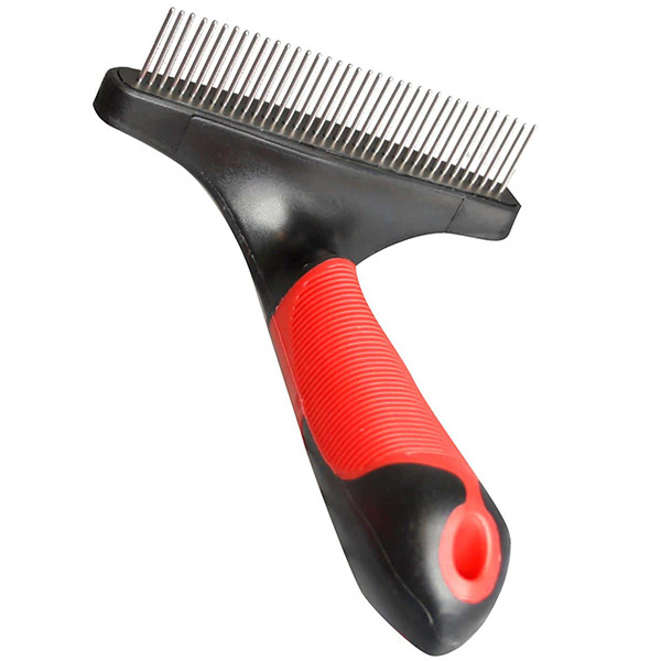 Flamingo (Фламинго) Undercoat rake rotating Fine Premium Care - Расческа для собак с вращающимися густыми зубцами 16x11x3 см