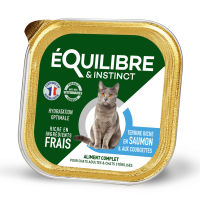 Equilibre & Instinct (Эквилибре & Инстинкт) Cat Sterilised Salmon & Zucchini - Влажный корм для стерилизованных кошек с лососем и кабачком 85 г