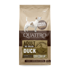 Quattro (Кватро) Dog Small Breed With Duck - Сухий корм для собак малих порід з качкою 1.5 кг