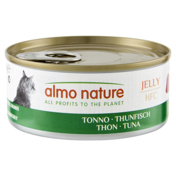 Almo Nature (Альмо Натюр) HFC Cat Jelly Tuna - Влажный корм для кошек с тунцем в желе 150 г