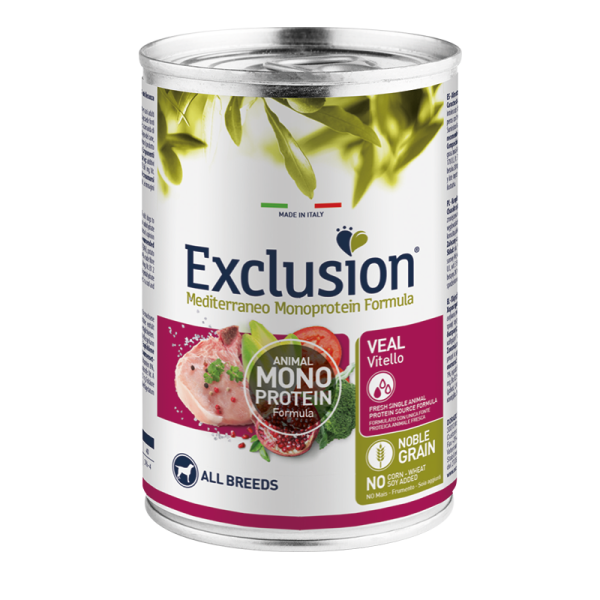 Exclusion (Эксклюжн) Dog Adult Veal All Breeds - Влажный корм для взрослых собак всех пород с мясом телятины 400 г