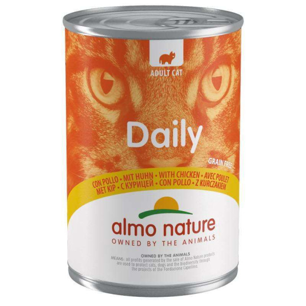 Almo Nature (Альмо Натюр) Daily Cat Chicken - Влажный корм для кошек с курицей 400 г
