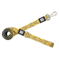 Max & Molly (Макс Молли) Short Leash Monkey Maniac L - Поводок короткий для собак с принтом обезьянки