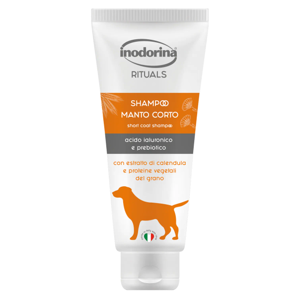 Inodorina (Инодорина) Shampoo Rituals Dog Manto Corto - Шампунь для короткошерстных собак с календулой и ростками пшеницы 250 мл