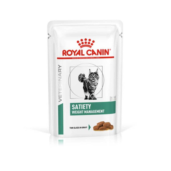 Royal Canin (Роял Канин) Cat Satiety Weight Management Adult Poultry - Влажный корм для взрослых котов предназначенный для снижения избыточной массы тела с мясом птицы 85 г