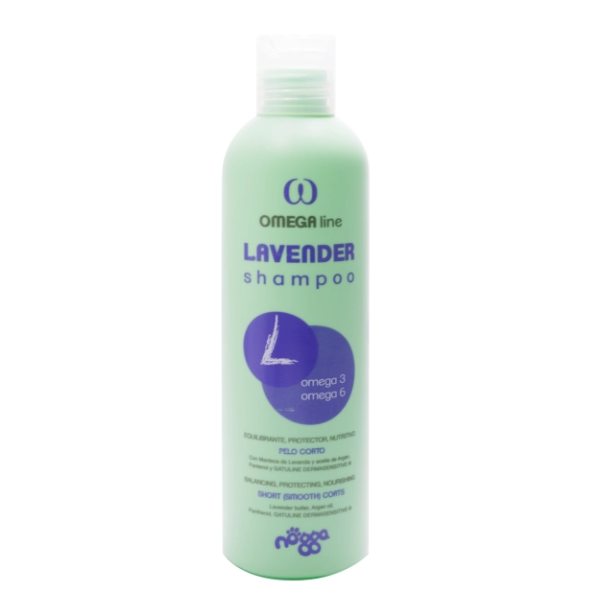 Nogga (Ногга) Omega Line Lavender For Adult Dog - Шампунь для взрослых собак гладкошерстых и голых пород с маслом лаванды 250 мл