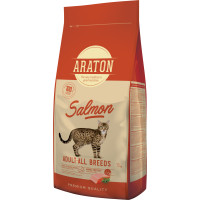 Araton (Аратон) Cat Adult With Salmon - Сухой корм для кошек с лососем 15 кг