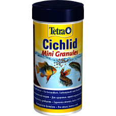 Tetra (Тетра) Cichlid Mini Granules Корм для риб у вигляді невеликих гранул для маленьких і карликових цихлид 250 мл