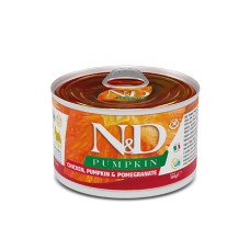 Farmina (Фарміна) Dog Grain Free N&D Pumpkin Chicken & Pomegranate Adult Mini - Вологий беззерновий корм для дорослих собак малих порід з куркою та гранатом 140 г