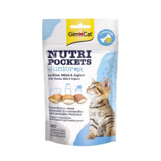 GimCat (Джимкет) Nutri Pockets Junior Mix - Вітамінні ласощі для кошенят 0.06 кг