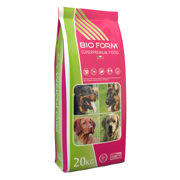 Bio Form (Біо Форм) Super Premium Food Dog Energy 28/16 – Сухий корм для активних собак з куркою та індичкою 20 кг