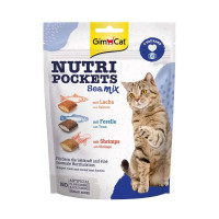 GimCat (Джимкет) Nutri Pockets Sea Mix - Вітамінні ласощі для котів 0.15 кг