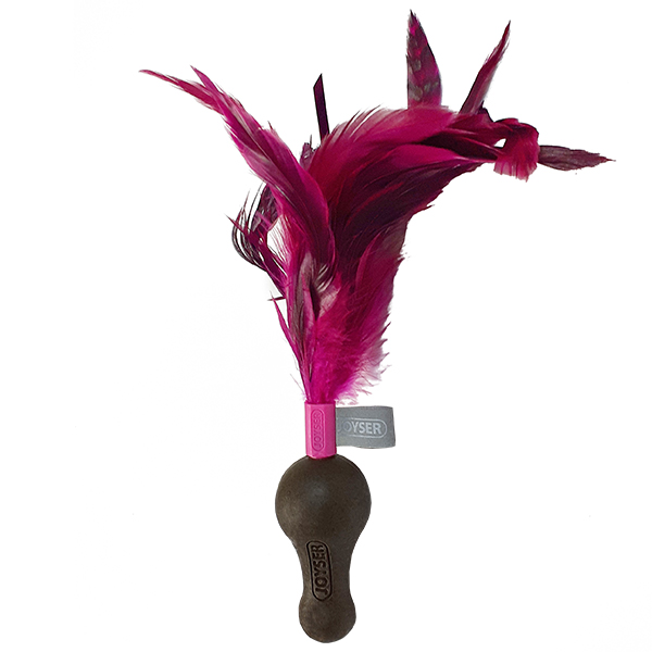 Joyser (Джойсер) Cat DuoBall Feather - Игрушка для котов с кошачьей мятой 3х3х17 см