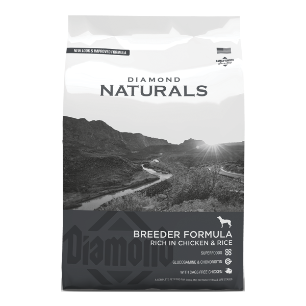 Diamond Naturals (Даймонд Нейчуралс) Dog Breeder Formula Chicken & Rice - Сухой корм для собак с курицей и рисом 20 кг