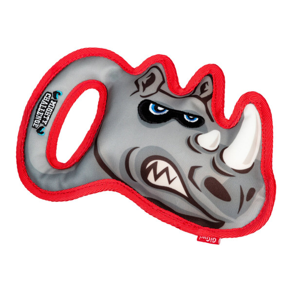 GiGwi (ГиГви) Mighty Challenge - Игрушка для больших собак носогор с пищалкой 25 см