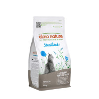 Almo Nature (Алмо Натюр) Holistic Fresh Meat Cat Sterilised With Anchovies - Сухой корм для стерилизованных кошек со анчоусами 400 г