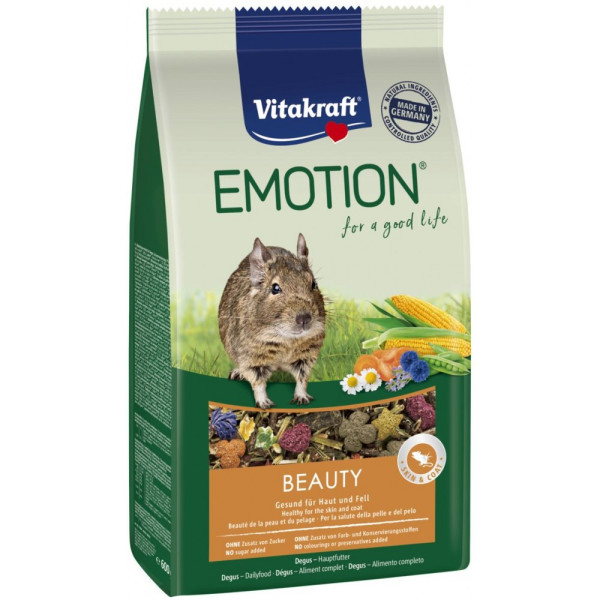 Vitakraft (Витакрафт) Emotion Beauty Selection Degu - Корм для дегу для кожи и шерсти 600 г