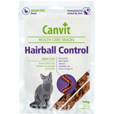 Canvit (Канвіт) Hairball Control - Напіввологі функціональні ласощі для легкого виведення грудок шерсті у котів 100 г