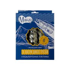 Mavsy (Мавсі) Fish Skin Braids - Ласощі для собак гіпоалергенна плетінка зі шкіри тріски 100 г