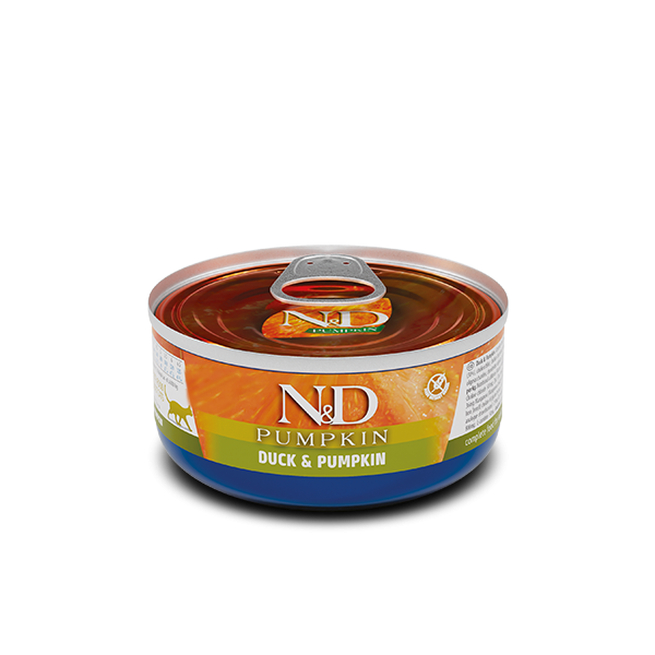 Farmina Grain Free N&D Pumpkin Duck Adult - Влажный беззерновой корм для взрослых котов с тыквой и уткой  70 г