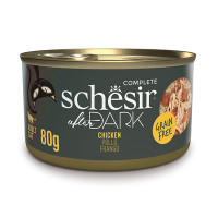 Schesir (Шезир) Cat After Dark Chicken - Влажный корм для кошек с курицей в бульоне 80 г