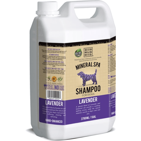 RELIQ Mineral Spa Lavender Shampoo - Шампунь для собак с экстрактом лаванды 3.79 л
