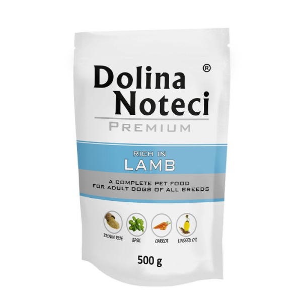 Dolina Noteci (Долина Нотецы) Dog Premium With Lamb - Влажный корм для собак с ягненком 500 г