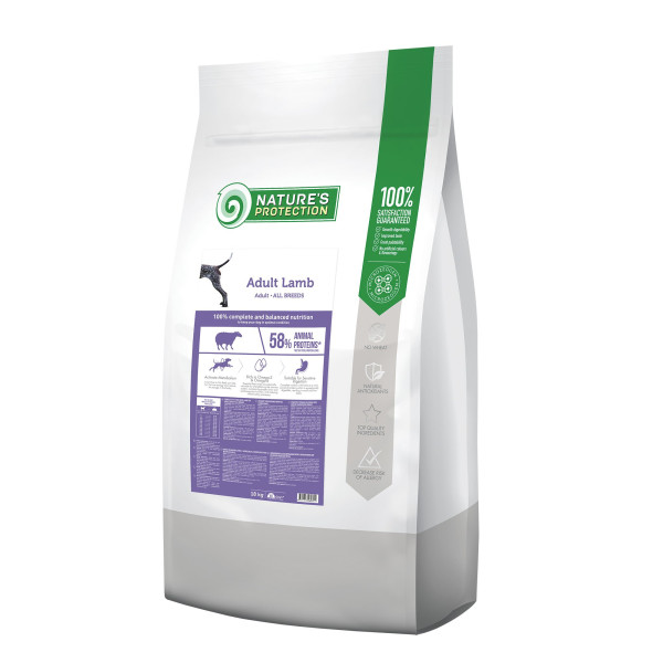 Nature\'s Protection (Натур Протекшн) Adult Lamb All Breeds - Сухой корм для взрослых собак всех пород с ягненком 18 кг