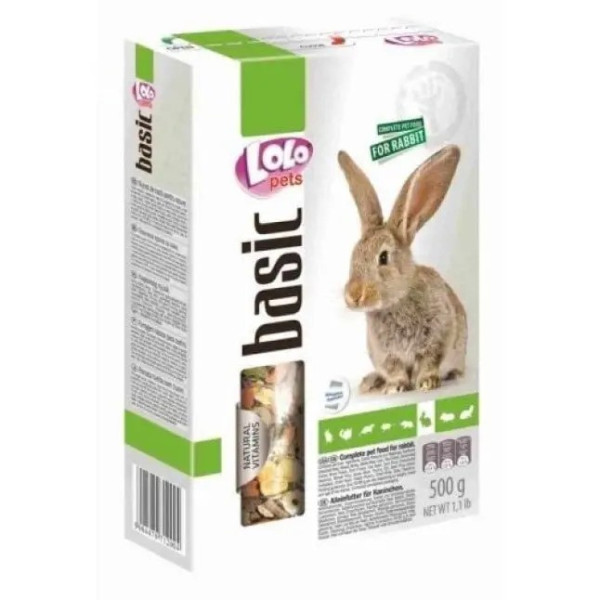 Lolo Pets (Лоло Петс) Basic Rabbit корм для кроликов 500 г