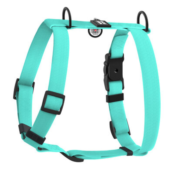 WauDog (ВауДог) Magnet - Шлея для собак анатомическая водостойкая с магнитной пряжкой тиффани (Ш 20 мм, А 40-66 см, В 48-80 см) M