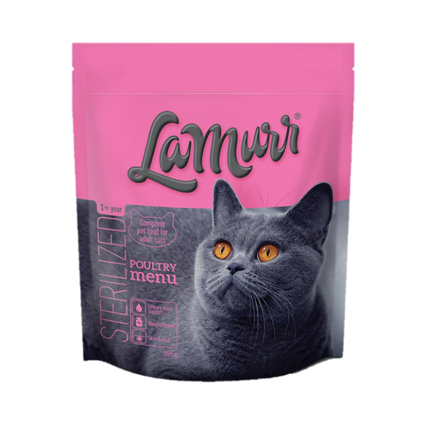 La Murr (Ля Мурр) Cat Sterilised Poultry - Сухой корм для стерилизованных кошек с мясом птицы 800 г