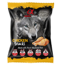 Alpha Spirit (Альфа Спирит) Dog All Breeds Snacks Chicken - Полувлажное лакомство для собак всех пород с мясом курицы кубики 50 г
