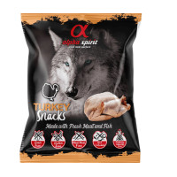 Alpha Spirit (Альфа Спирит) Dog All Breeds Snacks Turkey - Полувлажное лакомство для собак любого возраста всех пород кубики с мясом индейки 50 г