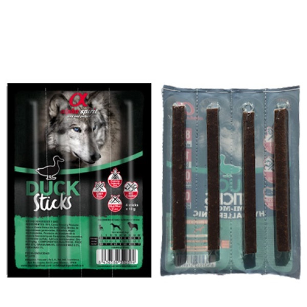 Alpha Spirit (Альфа Спирит) Dog All Breeds Sticks Duck - Лакомство для собак всех пород палочки с мясом утки 40 г