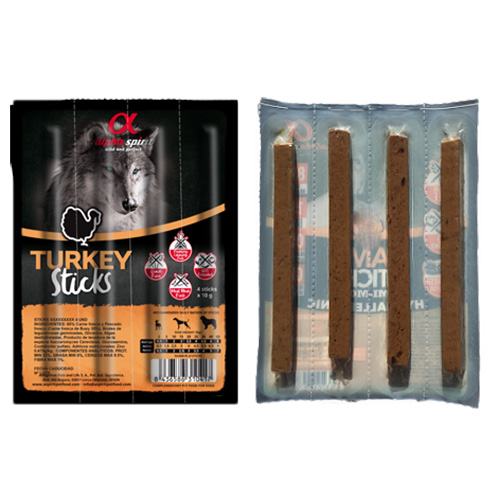 Alpha Spirit (Альфа Спіріт) Dog All Breed Sticks Turkey - Ласощі для собак всіх порід палички з м’ясом індички 40 г