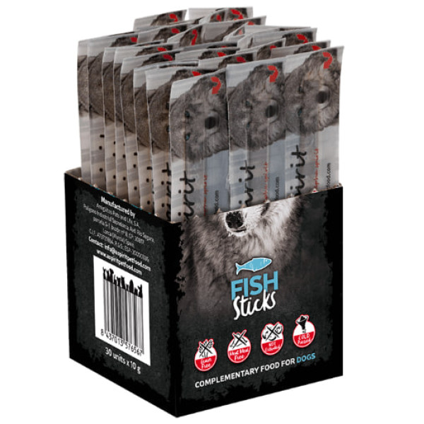 Alpha Spirit (Альфа Спирит) Dog All Breeds Sticks Fish - Лакомство для собак всех пород палочки с мясом рыбы 300 г
