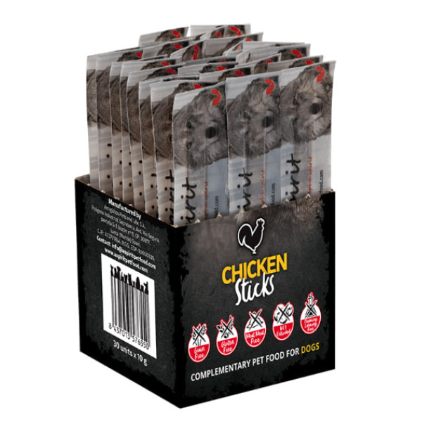 Alpha Spirit (Альфа Спирит) Dog All Breeds Sticks Chicken - Лакомство для собак всех пород палочки с мясом курицы 300 г