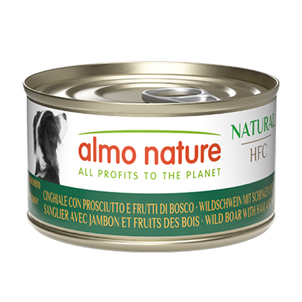 Almo Nature (Альмо Натур) Hfc Dog Natural - Влажный корм для собак кабан с ветчиной и лесными ягодами 95 г