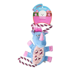 Misoko (Мисоко) Dog Toy Durable Rope Rhino - Игрушка для собак прочная с веревкой носорог 48 см