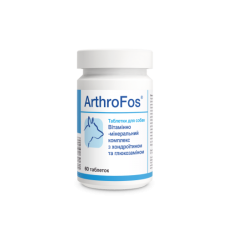 Dolfos (Долфос) Dog ArthroFos - Вітамінний комплекс для дорослих собак з хондроїтином та глюкозаміном 60 таб.