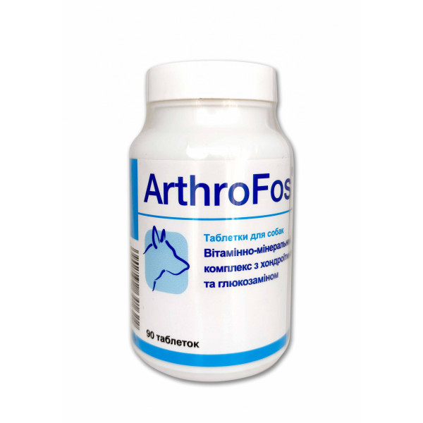 Dolfos (Долфос) Dog ArthroFos - Витаминный комплекс для взрослых собак с хондроитином и глюкозамином 90 таб.